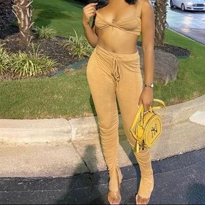 Mustard colored co-ord